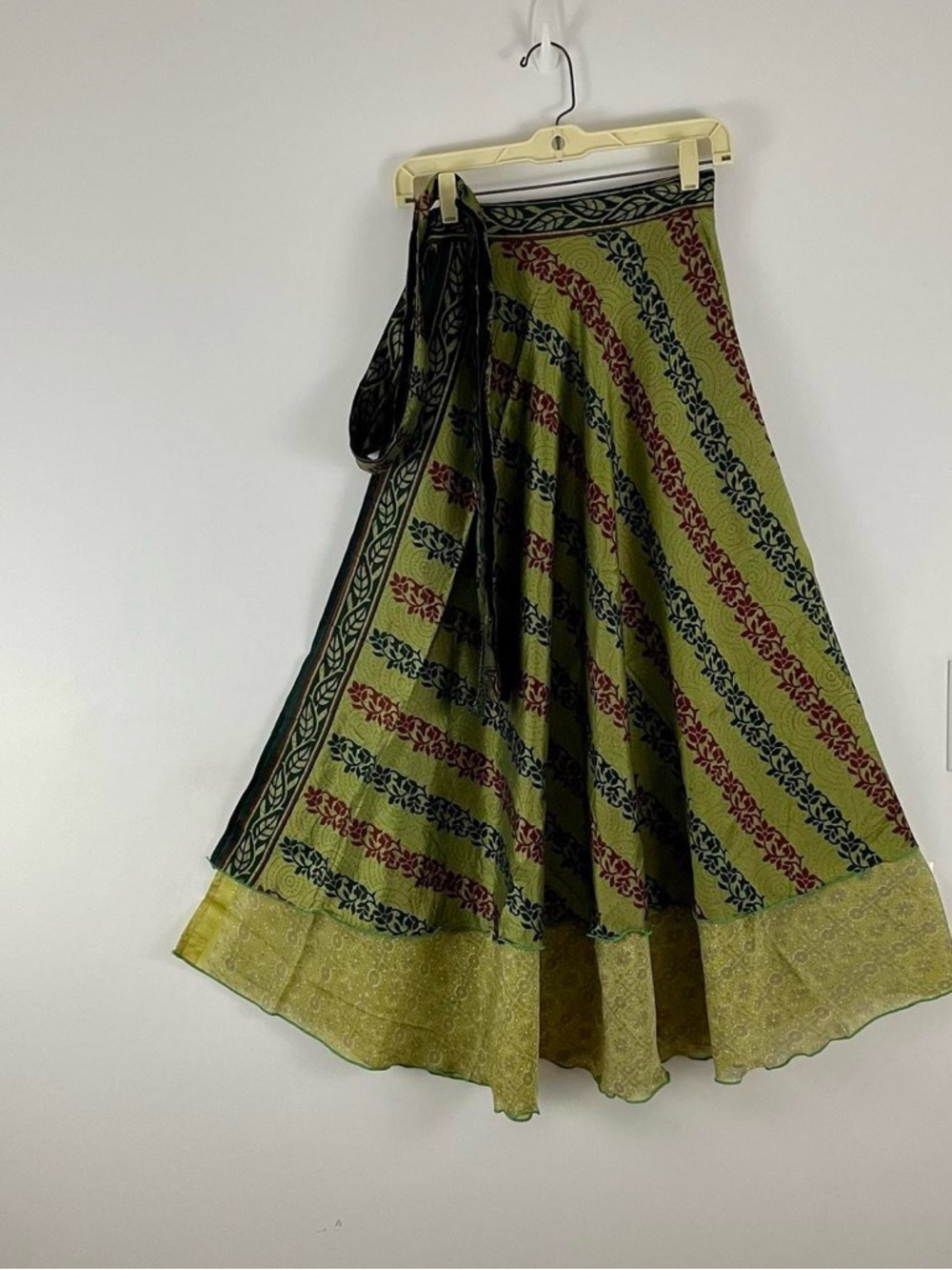 Reversible Wrap Maxi Skirts BINS614